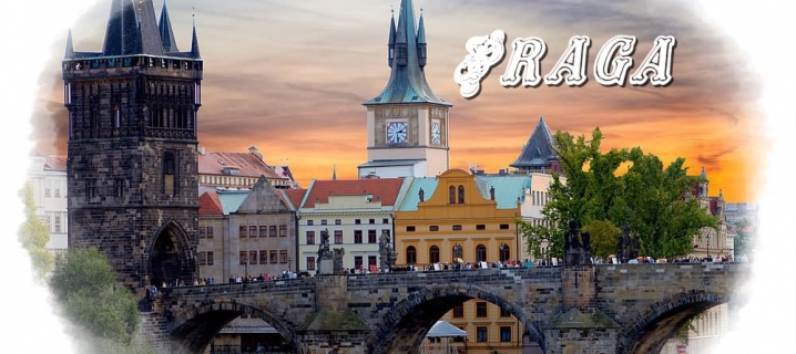 Foto de Praga - Ponte Carlos e Hard Rock